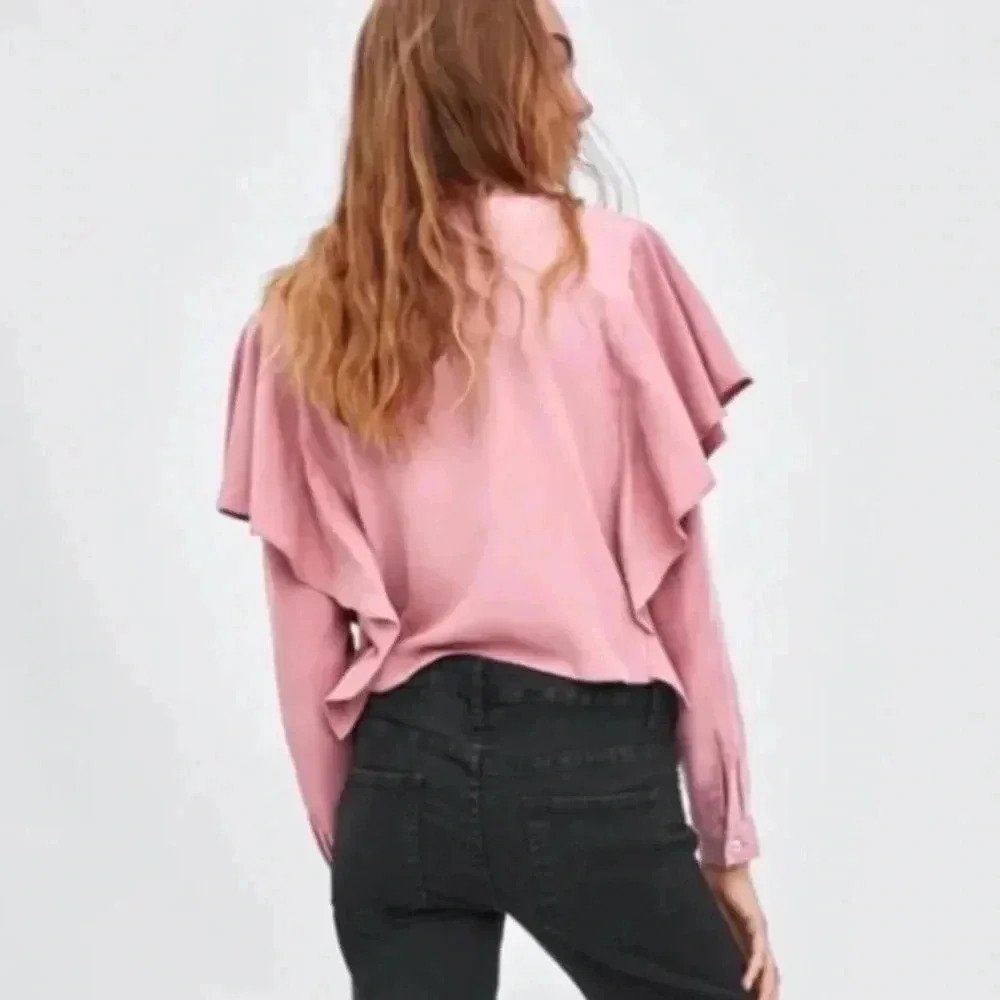 Zara Ruffled Top - Picture 2 of 10